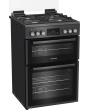 Blomberg GGRN655N  60cm Double Oven Gas Cooker with Gas Hob - Anthracite