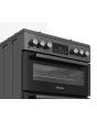 Blomberg GGRN655N  60cm Double Oven Gas Cooker with Gas Hob - Anthracite