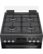 Blomberg GGRN655N  60cm Double Oven Gas Cooker with Gas Hob - Anthracite