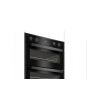 Blomberg ROTN9202DX 59.4cm Built In Electric Double Oven - Dark Steel