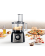 Bosch MCM3501MGB MultiTalent 3 Compact 800W Food Processor - Black + Stainless Steel