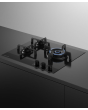 Fisher & Paykel 60cm Gas Hob - Black Glass