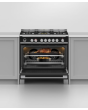 Fisher & Paykel 90cm Dual Fuel Cooker in Black Finish