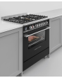Fisher & Paykel 90cm Dual Fuel Cooker in Black Finish