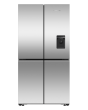 F&P RF605QNUVX1 90.5cm Quad Door Frost Free Fridge Freezer - Stainless Steel
