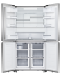 F&P RF605QNUVX1 90.5cm Quad Door Frost Free Fridge Freezer - Stainless Steel