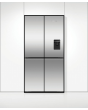 F&P RF605QNUVX1 90.5cm Quad Door Frost Free Fridge Freezer - Stainless Steel