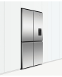 F&P RF605QNUVX1 90.5cm Quad Door Frost Free Fridge Freezer - Stainless Steel
