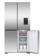 F&P RF605QNUVX1 90.5cm Quad Door Frost Free Fridge Freezer - Stainless Steel