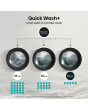 Hisense WF3S1043BB3 10.5kg 1400 Spin Steam Wash Black