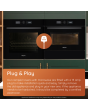 Hotpoint HCW6O7HTSXUK 53L Microwave Oven Black
