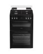 Hotpoint HDD6GDC2B1 60Cm Dual Fuel Double Cooker With Glass Lid 