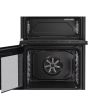 Hotpoint HDD6GDC2B1 60Cm Dual Fuel Double Cooker With Glass Lid 