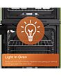 Hotpoint HDG5GCX 50Cm Gas Double Cooker 