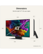 LG 43QNED87B6A 43inch 4K QNED evo Smart TV