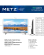 Metz 32inch 2K DLED Smart Television - Stylish Black Design