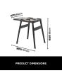 Ninja 4718J800EUUK Woodfire Universal Adjustable Stand & Side Table - Black