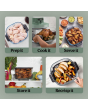 Ninja AS090UKGN CRISPi PRO 5-in-1 Glass Air Fryer Green