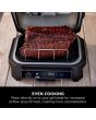 Ninja XSKOGXLRBRKEU Woodfire XL Electric BBQ Rib Rack - Silver