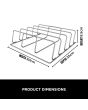 Ninja XSKOGXLRBRKEU Woodfire XL Electric BBQ Rib Rack - Silver