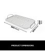 Ninja XSKOGXLRSRKEU Woodfire XL Roast & Smoke Rack - Silver