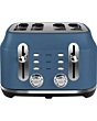 Rangemaster RMCL4S201SB 4 Slice Toaster - Stone Blue