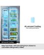 Samsung RS70F64KEFEU 91cm Side by Side American Fridge Freezer - Black