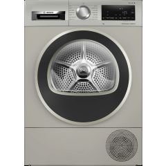 Bosch WQG245S9GB 9kg Heat Pump Tumble Dryer - Silver Inox