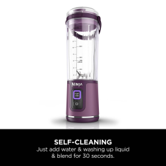 Ninja BC151UKPR Cordless Portable Blender with USB-C