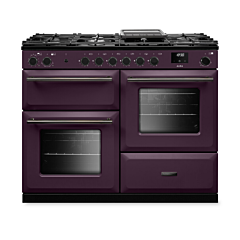 Rangemaster AURO110DF/19314 110cm Dual Fuel Cooker Plum