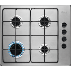 Zanussi ZGNN640X 59.4cm Series 20 Slim side control Integrated Gas Hob 