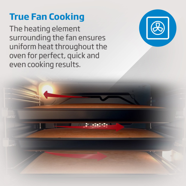 Beko CDFY22309X 60cm Built In High Specification RecycledNet Double Oven - Stainless Steel