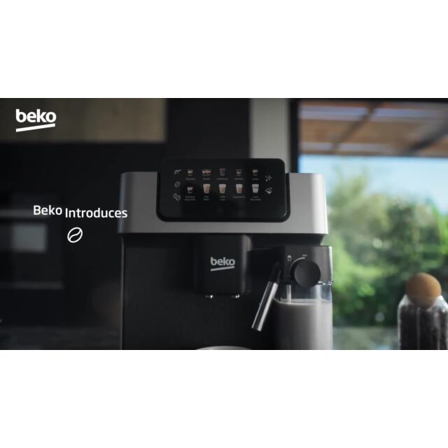 Beko CEG7304X Bean to Cup Fully Automatic Espresso Machine with Integrated Milk Jug - Silver