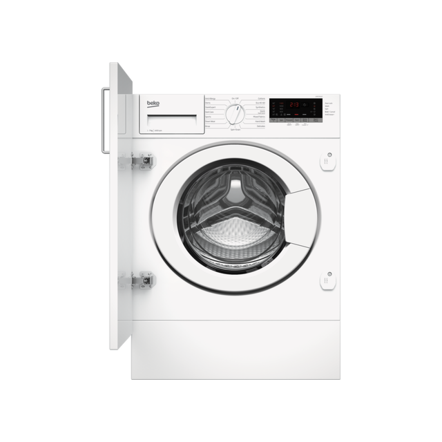 Beko WTIK74151F 7kg 1400rpm Integrated RecycledTub Washing Machine - White