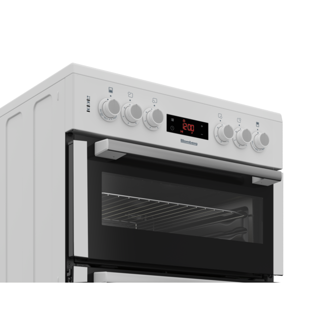 Blomberg HKN65W 60cm Electric Double Oven with Ceramic Hob - White