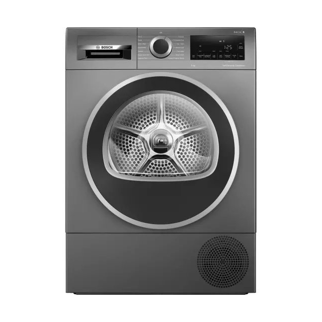 Bosch WQG245R9GB Series 6 9kg Heat Pump Tumble Dryer - Graphite