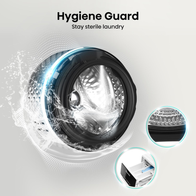 Hisense WF3S1043BW3 10.5kg 1400 Spin Washing Machine