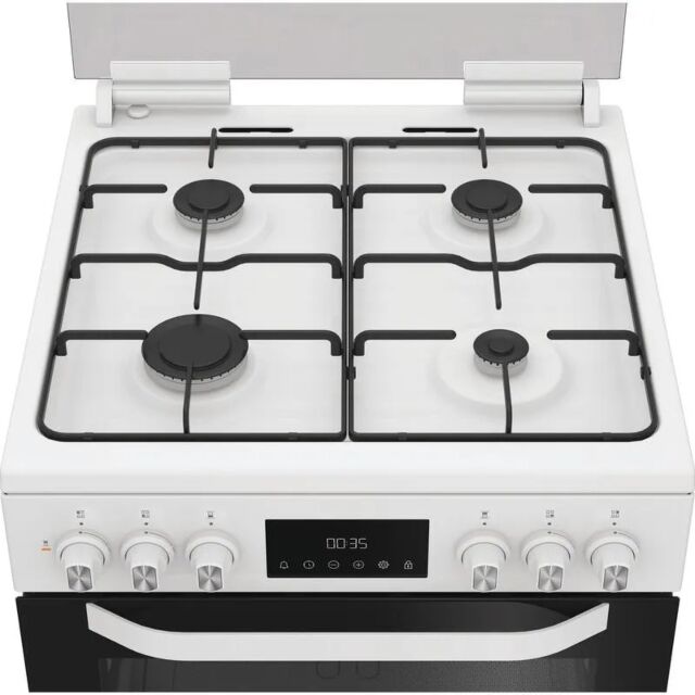Hotpoint HDD6GDC2W Dual Fuel Double Cooker 60Cm 