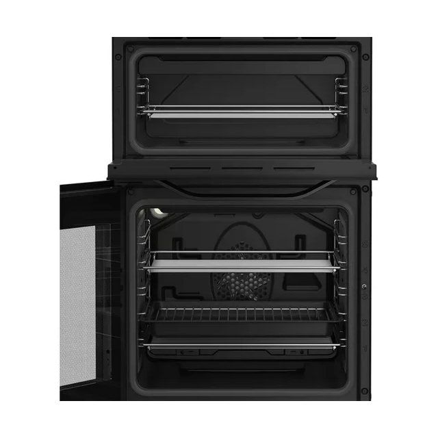 Hotpoint HDE5VDCB 50cm Double Electric Ceramic Cooker