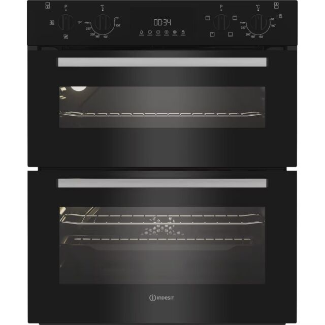 Indesit DUI10DB Built Under Electric Fan Oven Bl