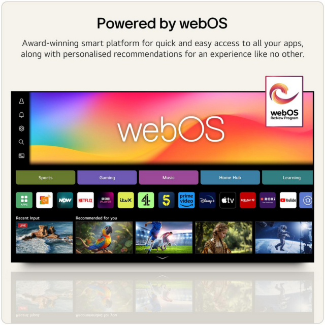 LG 43QNED87B6A 43inch 4K QNED evo Smart TV
