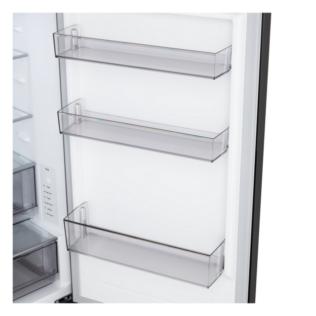 LG GBBSJ10EEP 60/40 No Frost Fridge Freezer Black