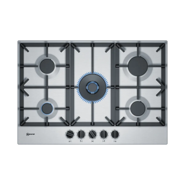 Neff T27DS59N0 N70 75cm Stainless Steel Gas Hob