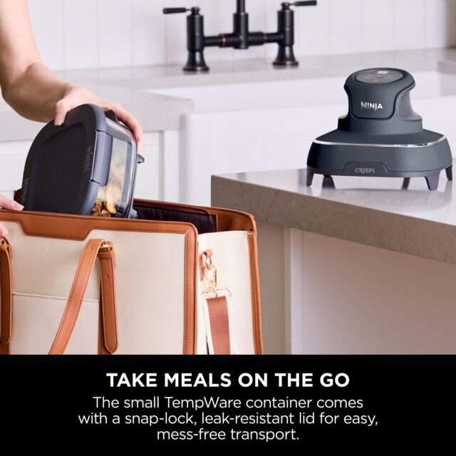 Ninja FN101UKGY CRISPi 4-in-1 Portable Air Fryer - Cyberspace Blue