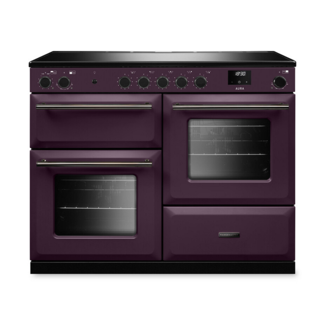 Rangemaster AURO110EI 110cm Induction Cooker Plum Onyx