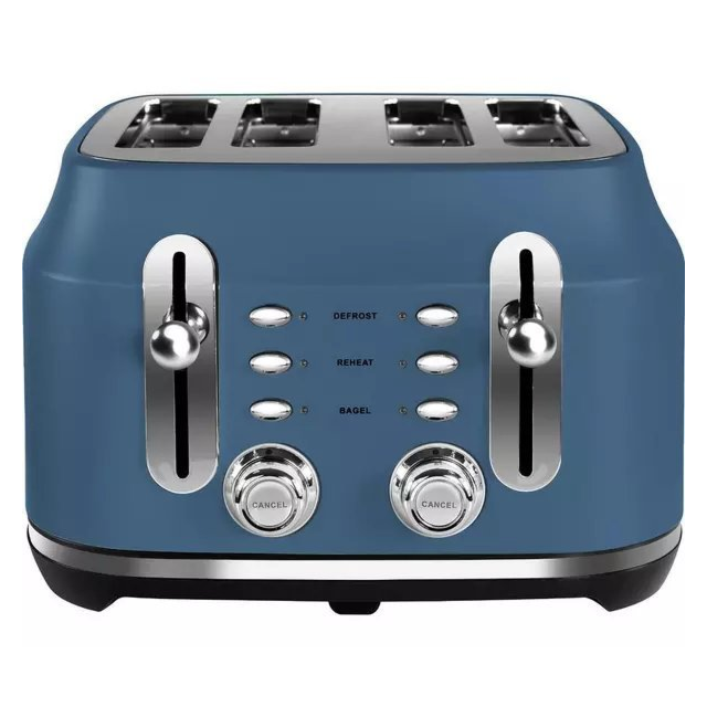 Rangemaster RMCL4S201SB 4 Slice Toaster - Stone Blue