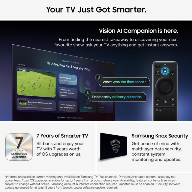 Samsung QE85QN80HAUXXU 85inch 4K Neo QLED Smart TV