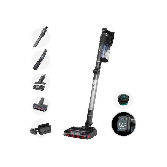 Shark IZ420UKT Stratos Cordless Stick Vacuum Cleaner - 120 Minutes Run Time - Silver