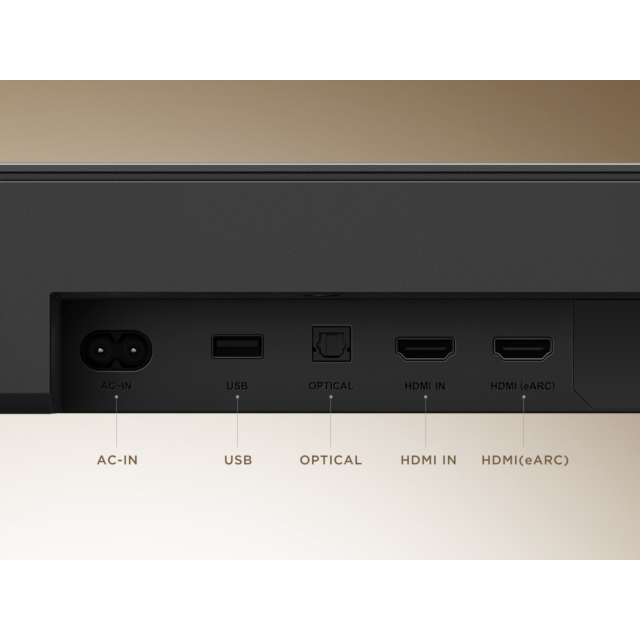 TCL Q65H Soundbar 5.1 with Dolby Atmos - Black