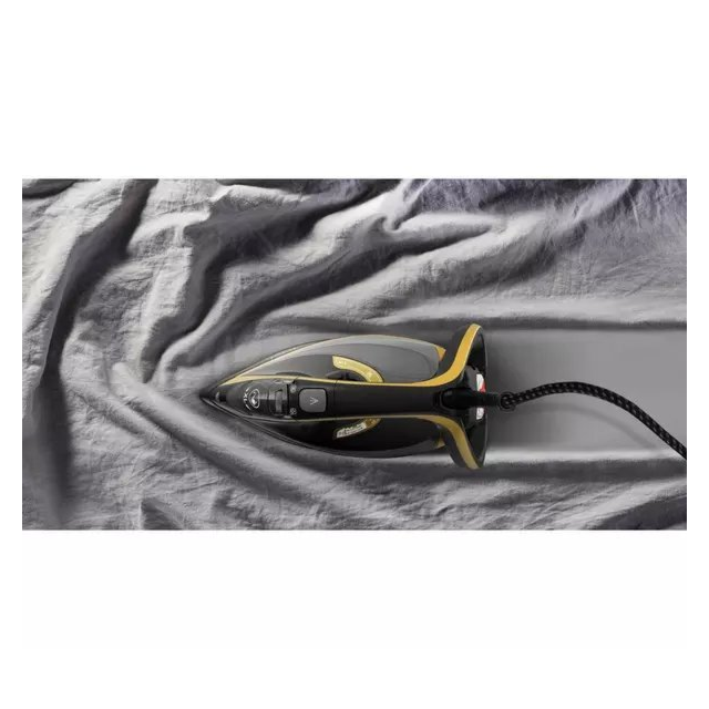 Tefal FV5696G0 Ultimate Turbo Pro Steam Iron - Black & Gold